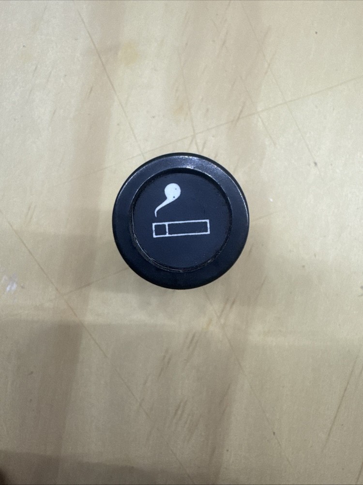 OEM Black Cigarette Lighter Plug 12V Decor 90s 🔥