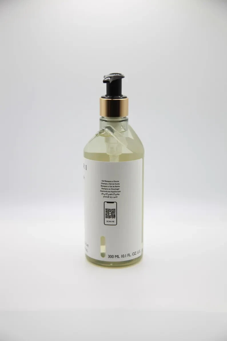 BVLGARI au thé Blanc ( White Tea ) Shampoo & Shower Gel - 10.1 Fl oz / 300mL NEW