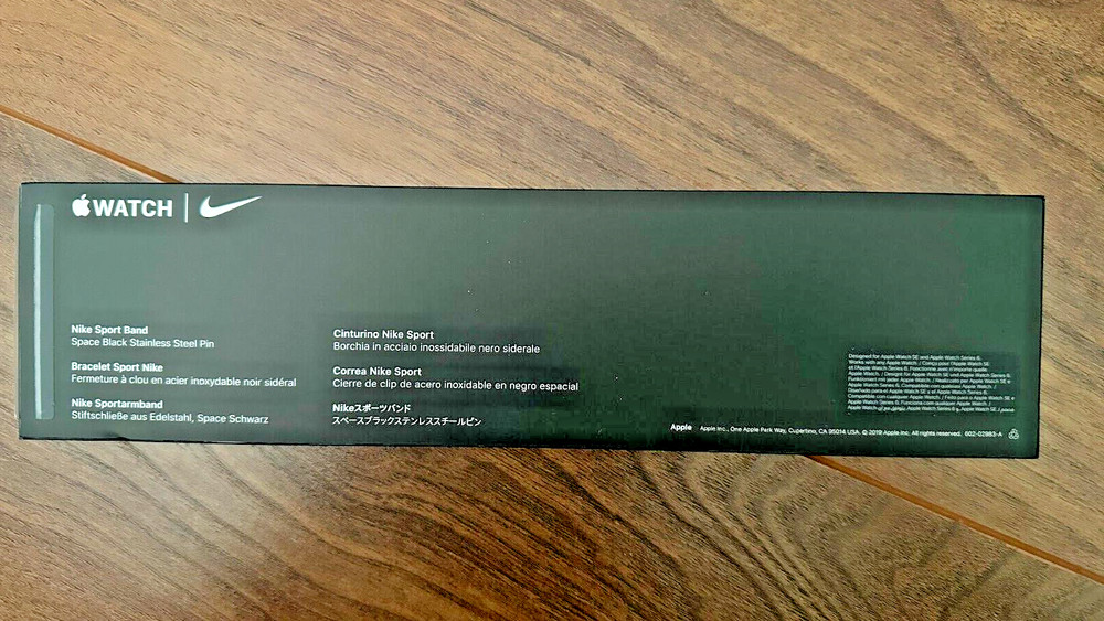 Empty Box Apple Watch Nike S6 44mm A2292 EMPTY BOX ONLY Black