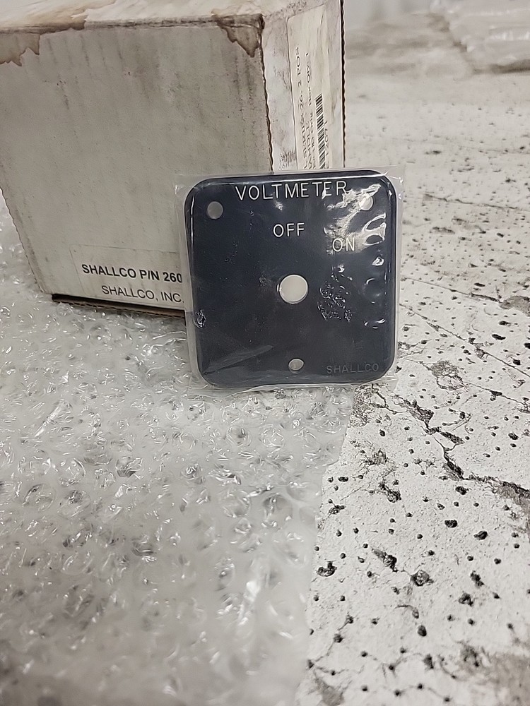 Shallco 2601C Voltmeter Series 26 Rotary Switch 2 POSITION ROUND HANDLE