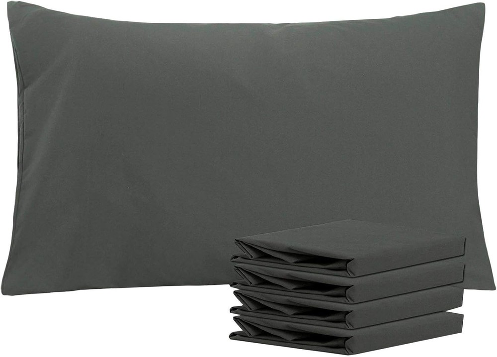 Queen Pillowcase Set 4 Pack Brushed Microfiber 20x30 Pillowcases Soft