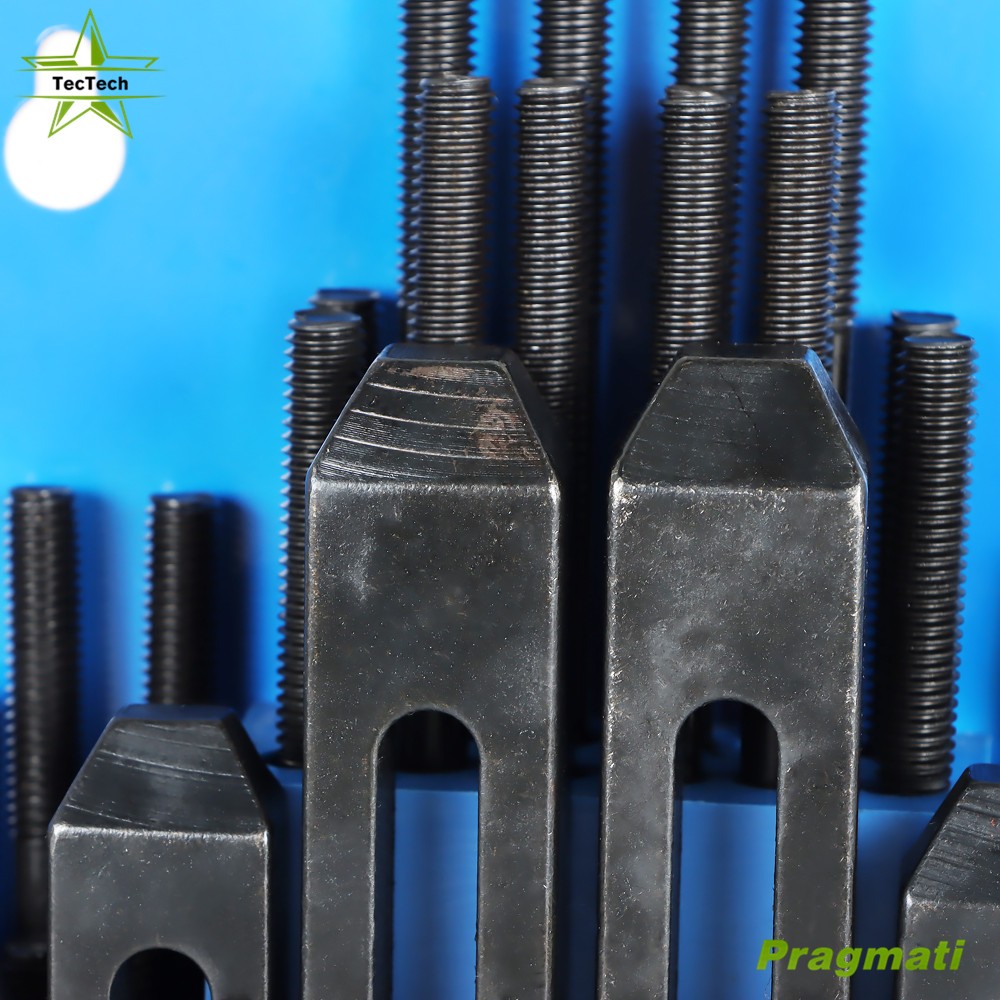 58 Pack 1/2 T-Slot Clamping Kit Mill Machinist Set With 3/8Inch -16 Studs