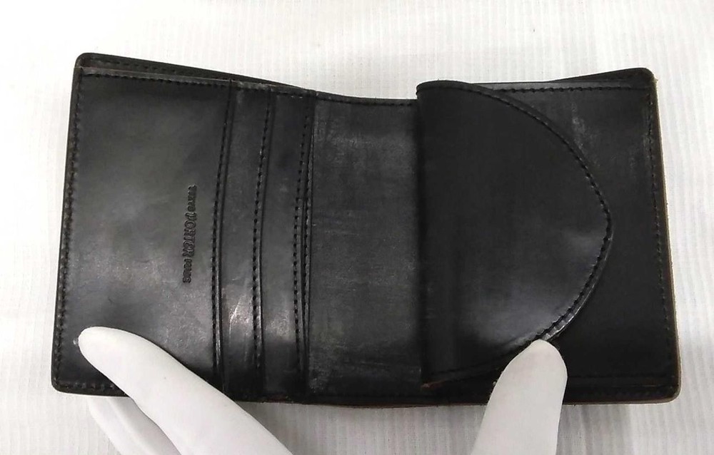 Porter Black Leather Bifold Wallet