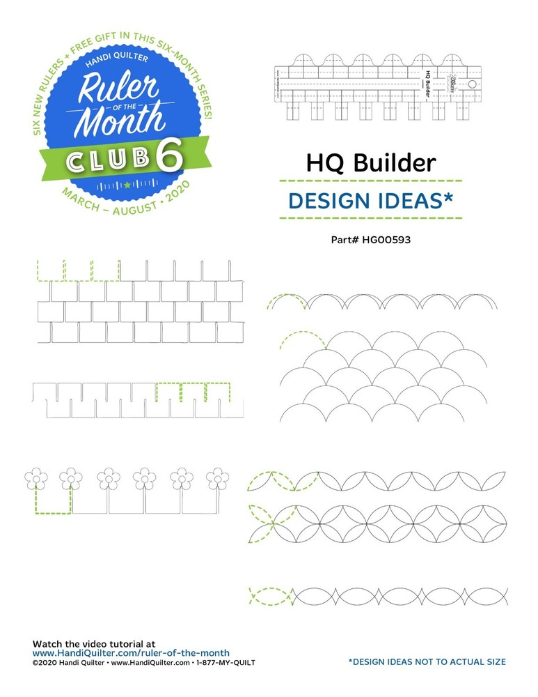 Handi Quilter HQ Builder Template HG00593