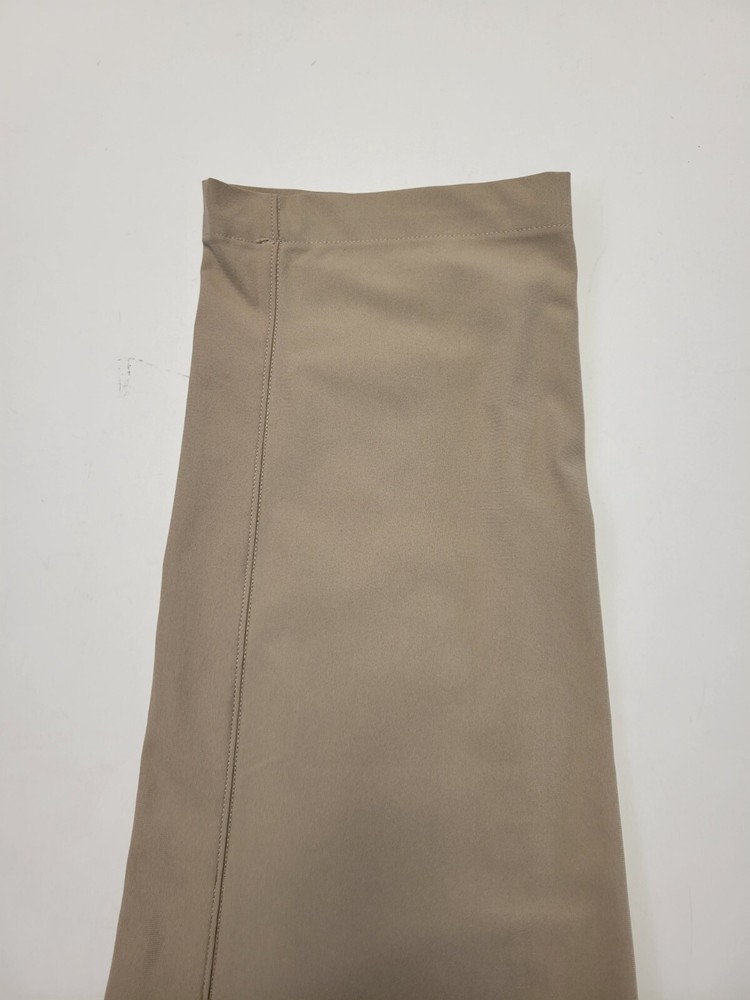 LULULEMON Commuter Pants Men's 34x33 Beige Polyester Flat Front Performance 34