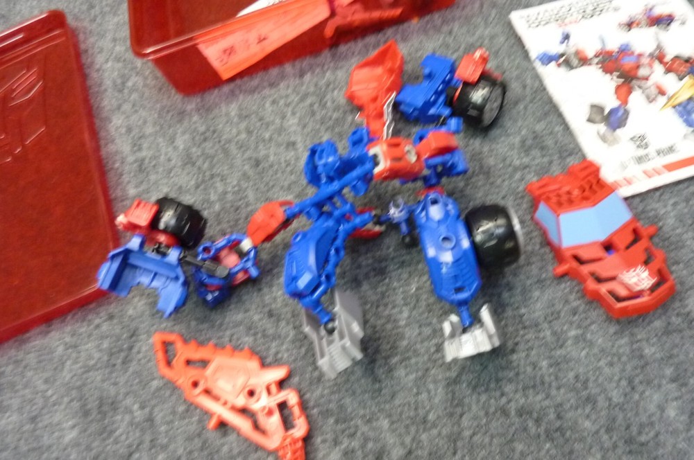 Optimus Prime Transformers Construct Hasbro Figure