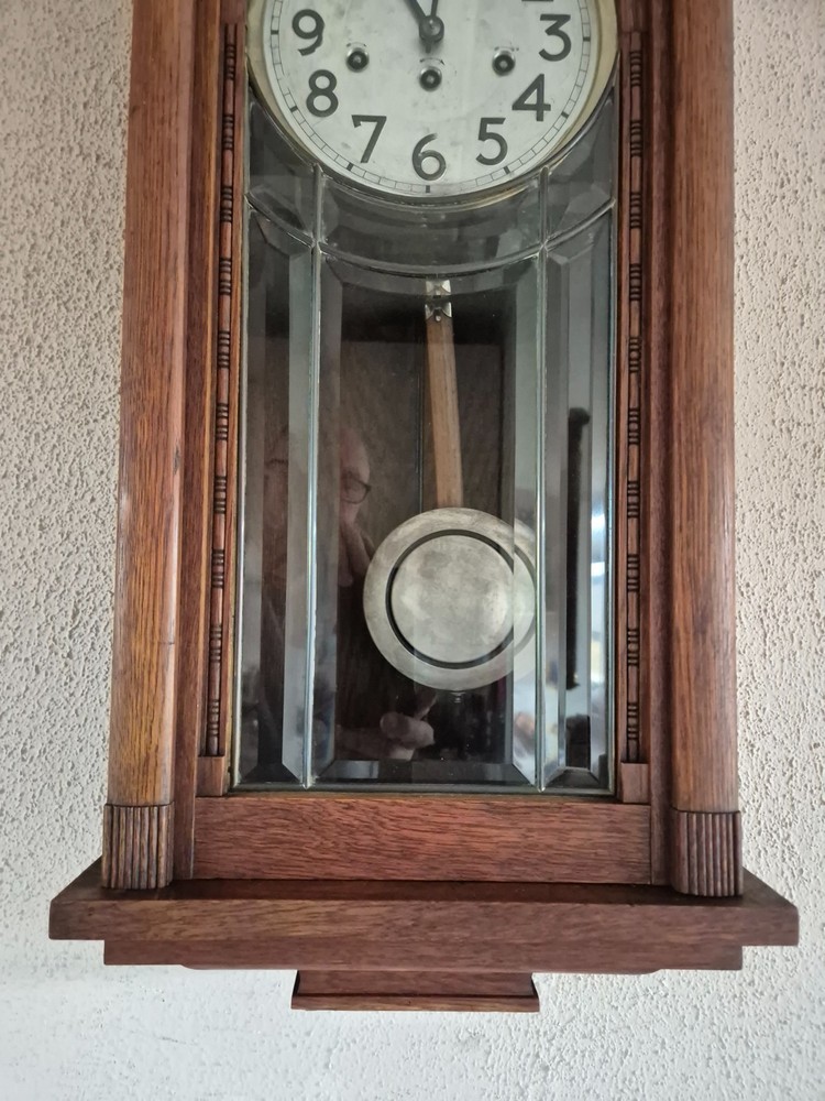 Junghans 112 years old Westminster chime wall clock ( 0741 )