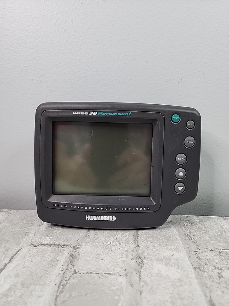 Humminbird Wide 3D Paramount Sonar High Performance Fishfinder Untested Read*