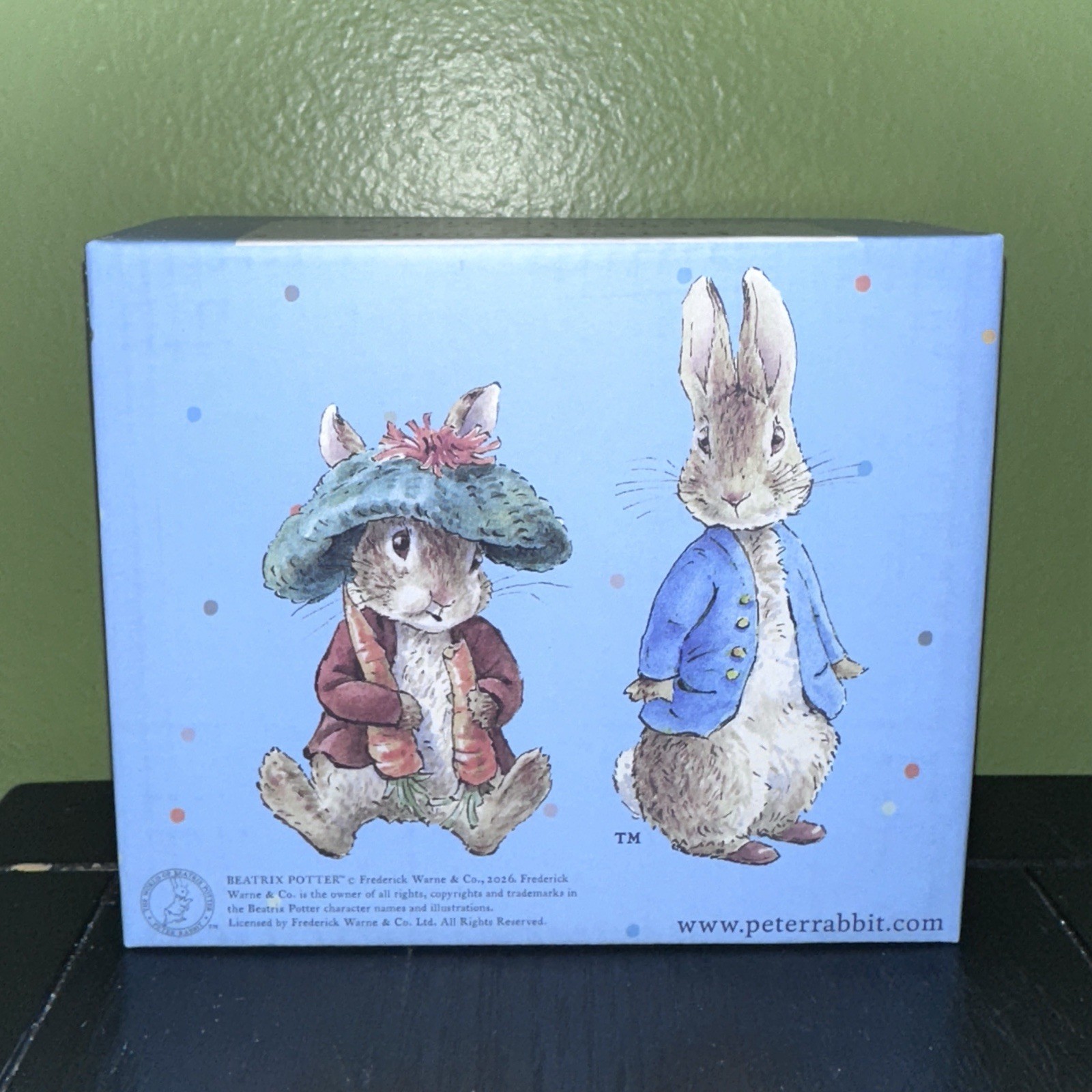 New BEATRIX POTTER Peter Rabbit Salt & Pepper Shakers Set Easter Spring Decor