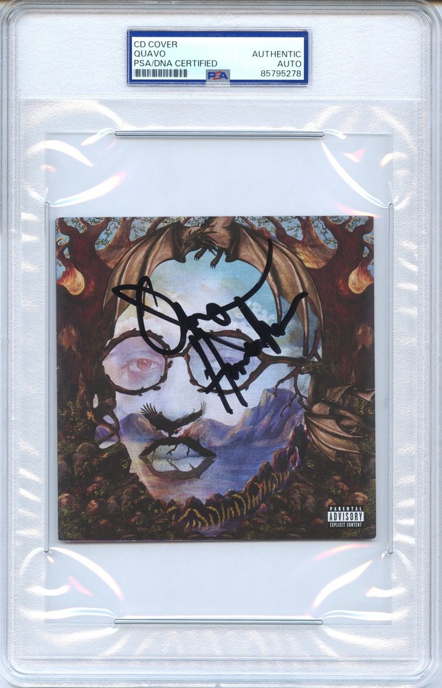 Quavo Signed Autographed CD Cover “QUAVO HUNCHO” PSA/DNA Authenticated