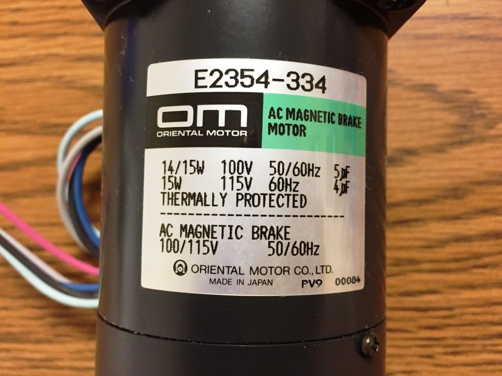 OM E2354-334 AC Magnetic Brake Motor