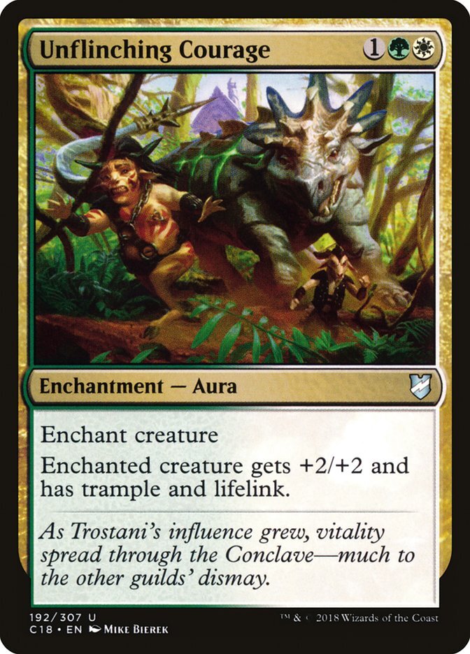 Unflinching Courage [Commander 2018] Magic MTG