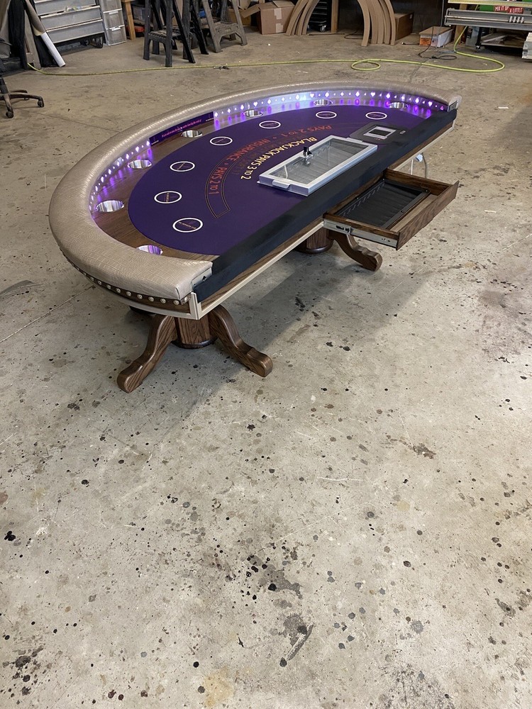 custom poker blackjack tables