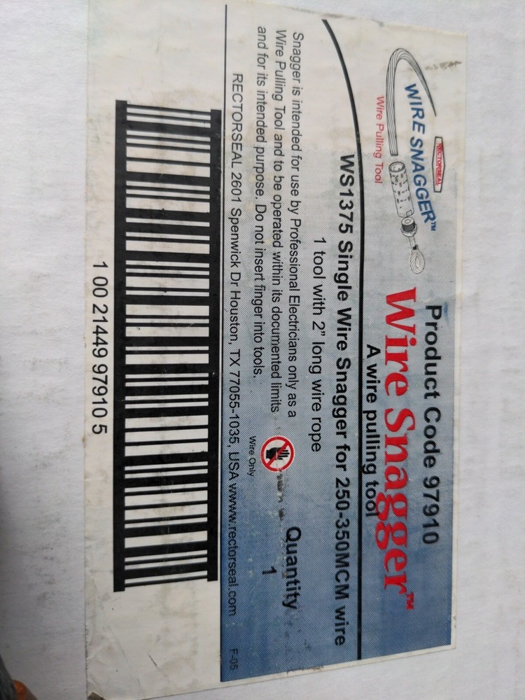 Rectorseal Wire Snagger 97910