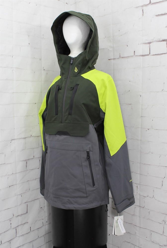 Volcom Brighton Pullover Snowboard Jacket, Men's Small Dark Grey