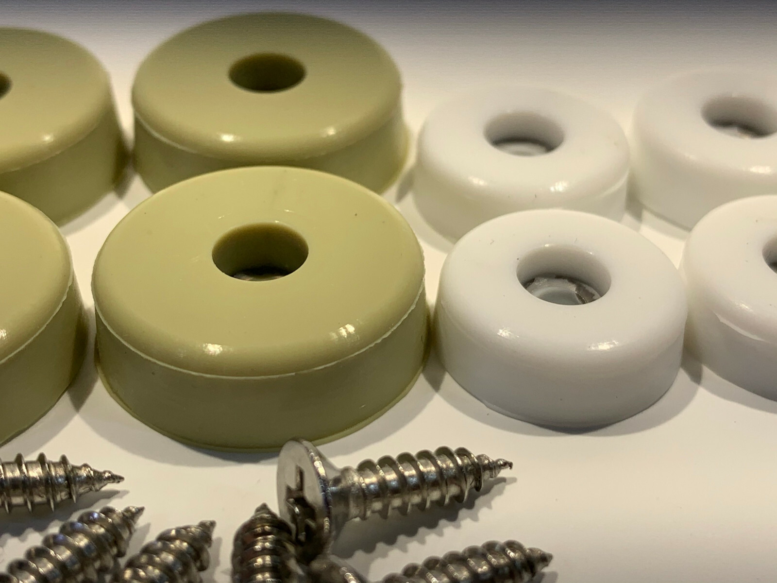 Cutting Board Rubber Bumpers LOW PROFILE Silicone Black Clear Small Large A+