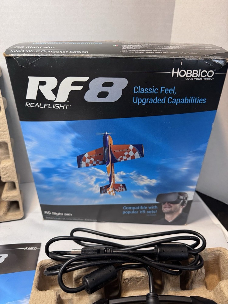 RealFlight RF-8 Flight Simulator with InterLink-X Controller and Software