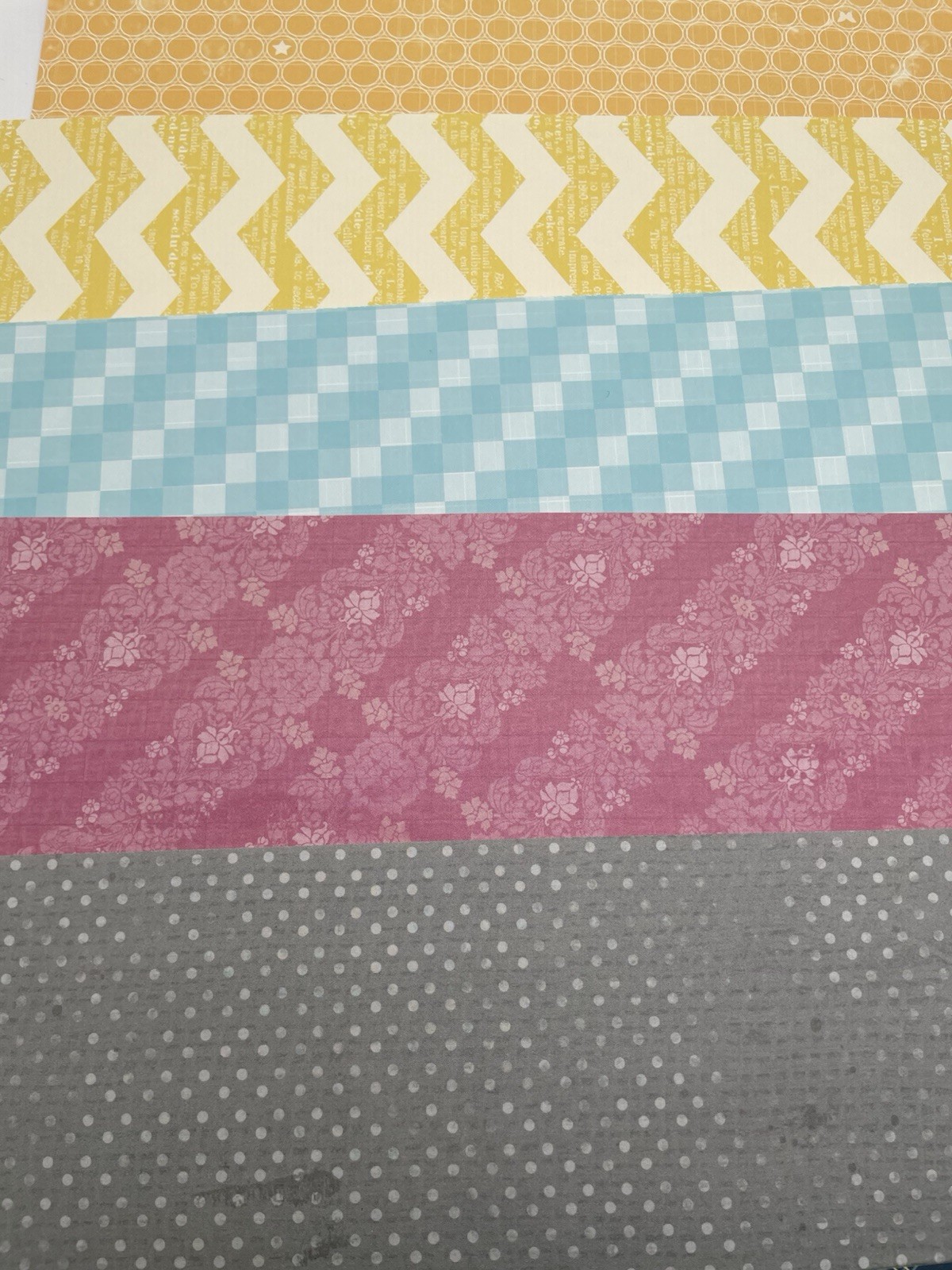 New Creative Memories SEASONS Double side Print Paper Pack Lot 2 packs