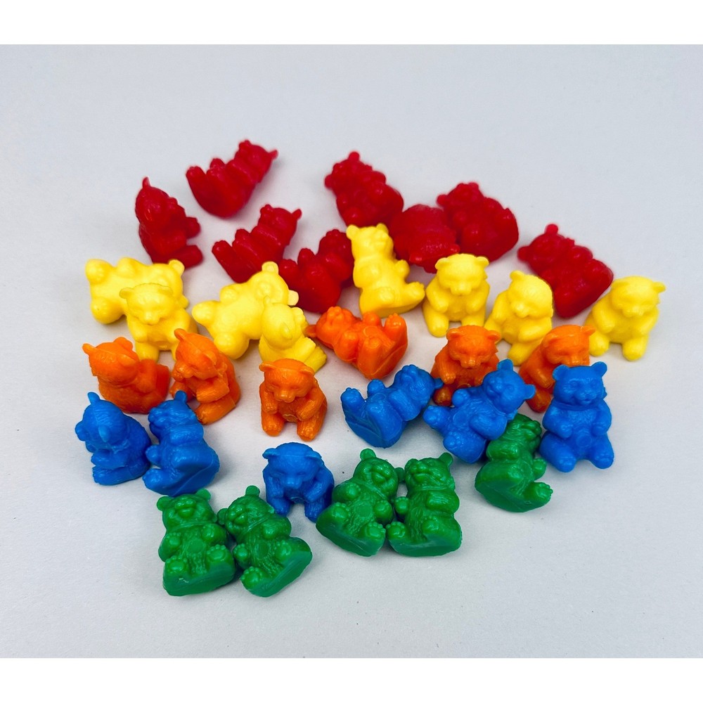 Learning Resources Counting Bears Math Counters Small Toy Animals 33-Piece Set