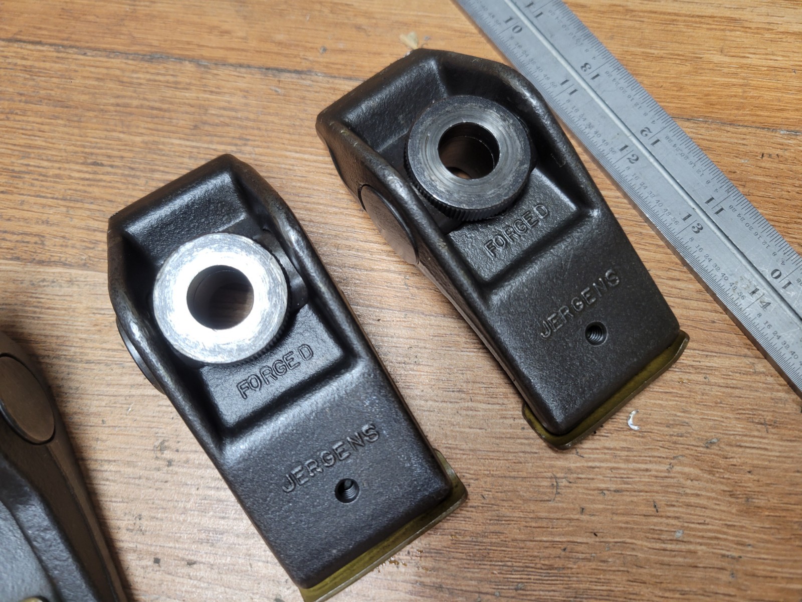 LOT OF 4 JERGENS SELF CENTERING HEEL CLAMP 4 "