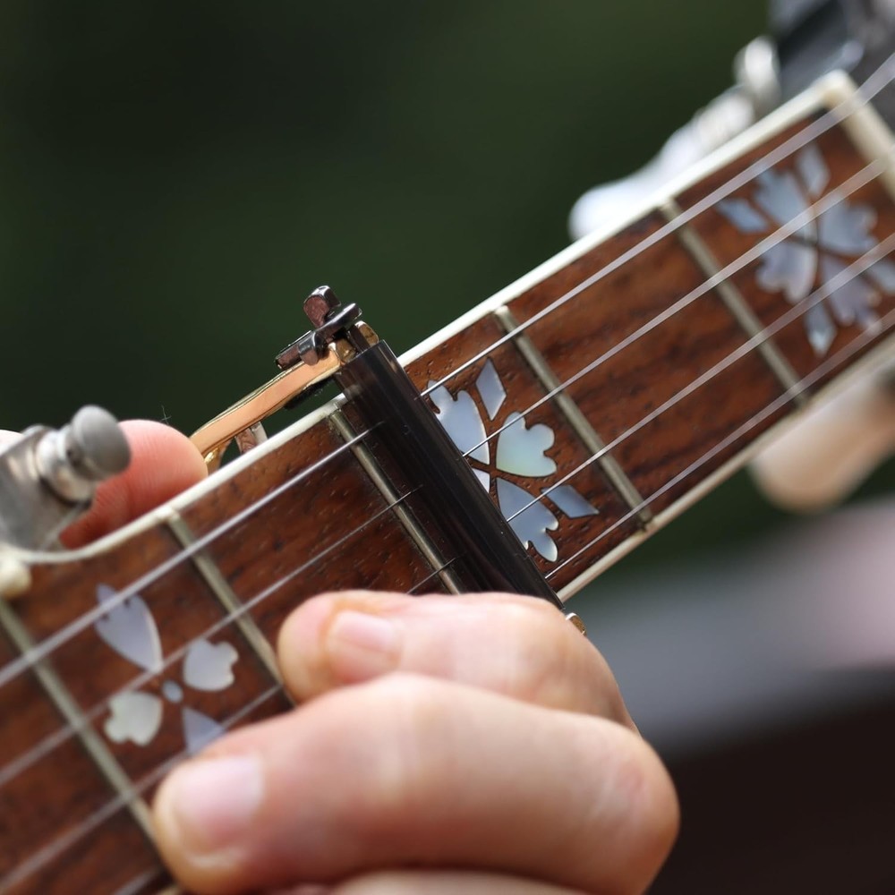 Handcrafted Nickel-Plated Capo for Banjo & Mandolin