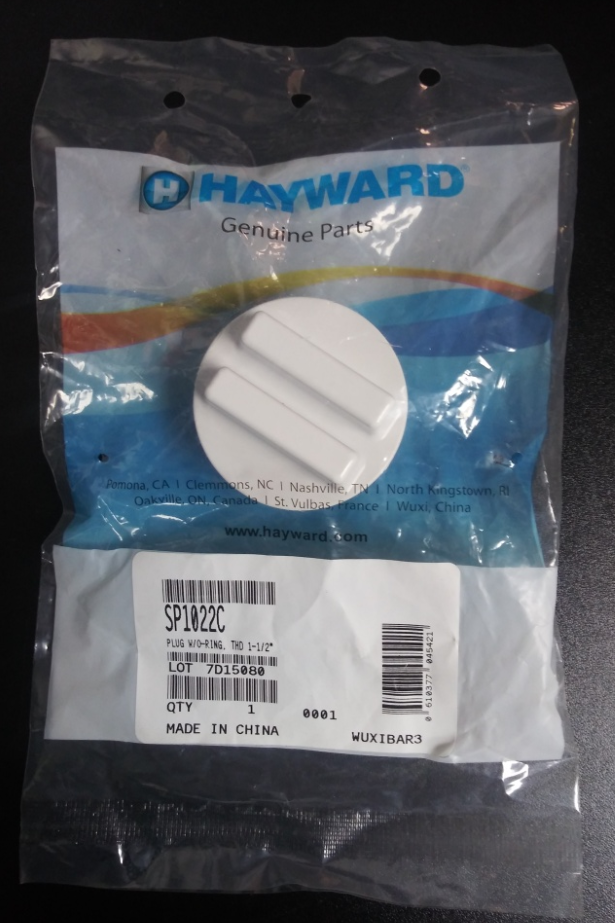 Hayward SP1022C 1.5" Pool & Spa Filter Drain PLUG Winter PLUG - Choose Quantity