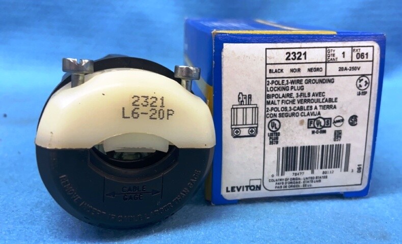 LEVITON 2321 LOCKING PLUG