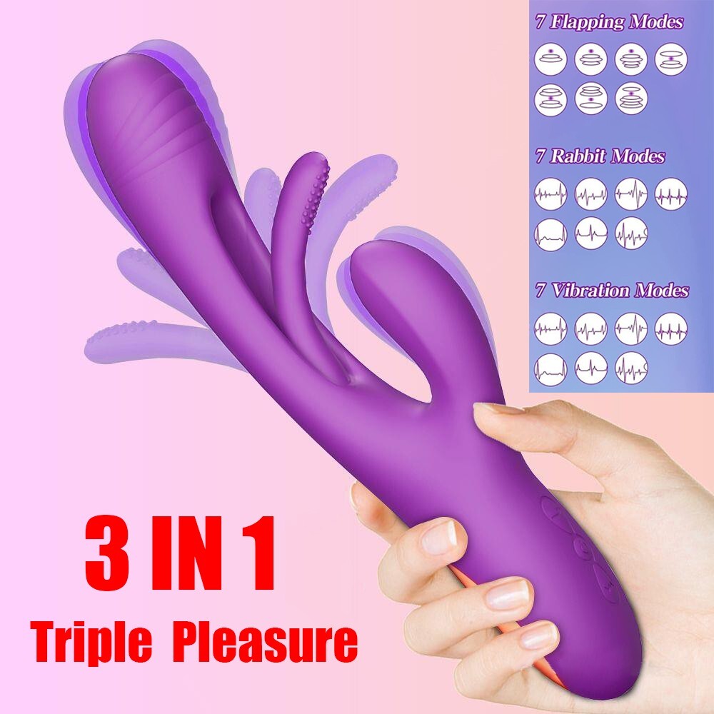 Flapping-Rabbit-Vibrator-Tapping-Women-Massager