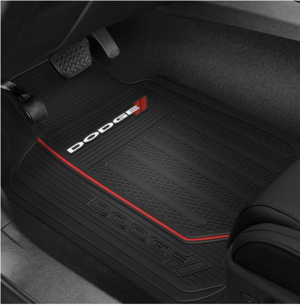 Front & Rear DODGE Floor Mats Rubber All Weather Factory Liners Authentic MOPAR