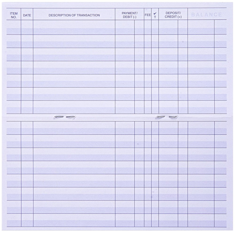24 PCS Check Registers for Personal Checkbook, Easy to Read Checkbook...