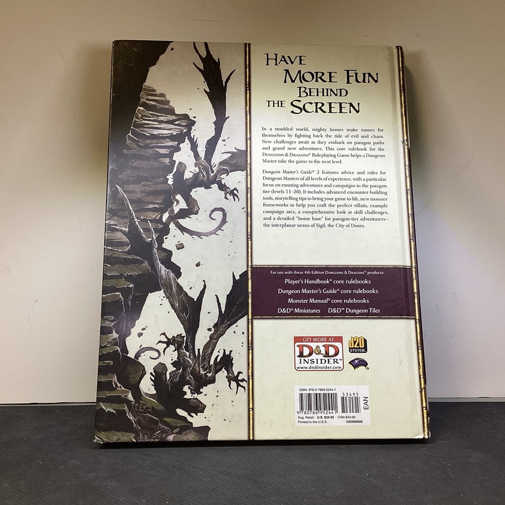Dungeons & Dragons Dungeon Master's Guide 2 4th Edition Sourcebook MS121433