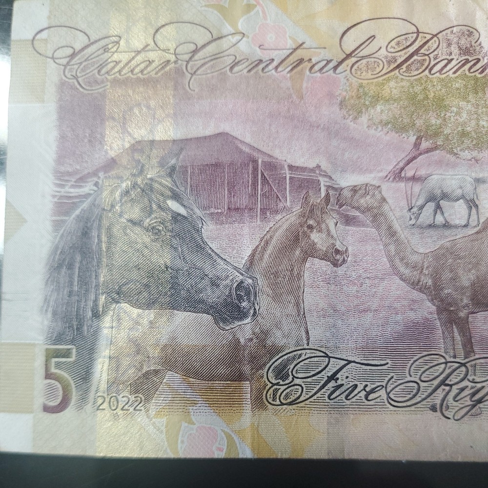 Qatar 5 Riyals 2022 Banknote