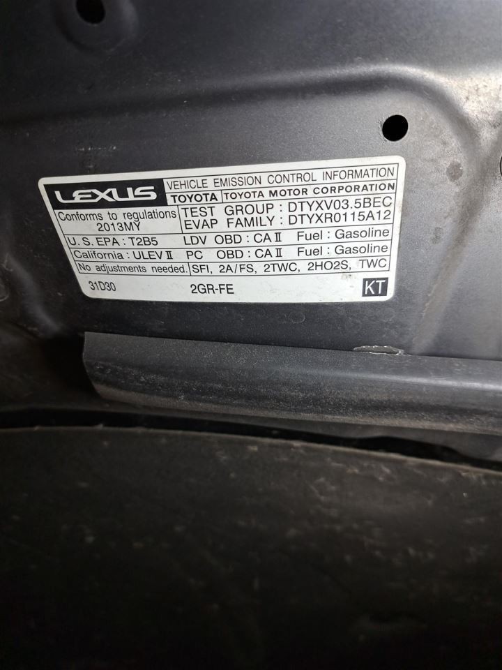 2013 Es350 Display Screen Sku#4391336