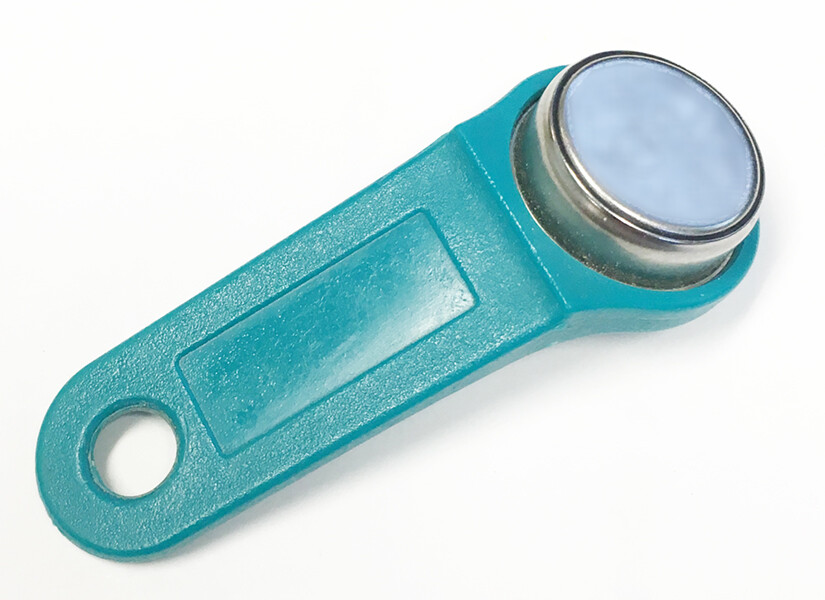 Teal Keytabs/iButtons for iButton Job Site Time Clock