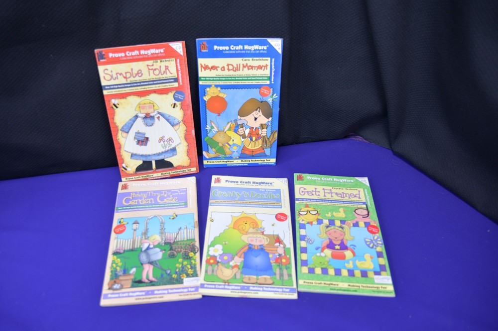 5 Provo Craft HugWare Discs - Win/Mac CDs