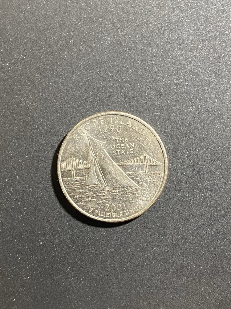 🔥2001 D Rhode Island State Quarter With DDO and DDR Errors🔥