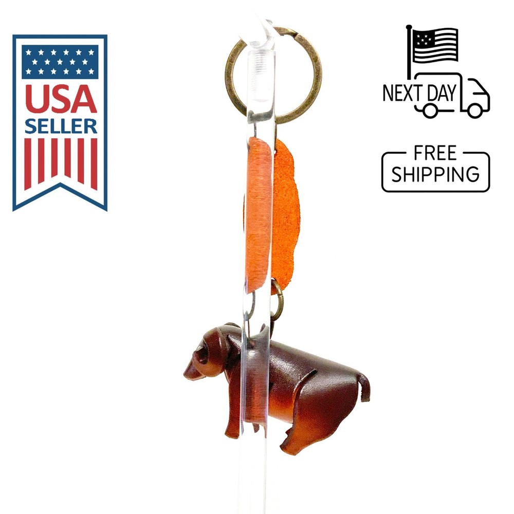 Rambouillet Sheep Handmade Leather Keyring
