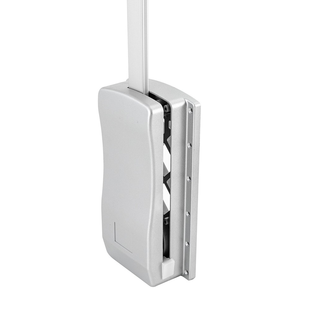 Modern 33 Inch Pull Down Closet Rod Pull Down Wardrobe Organizer Silver Indoor