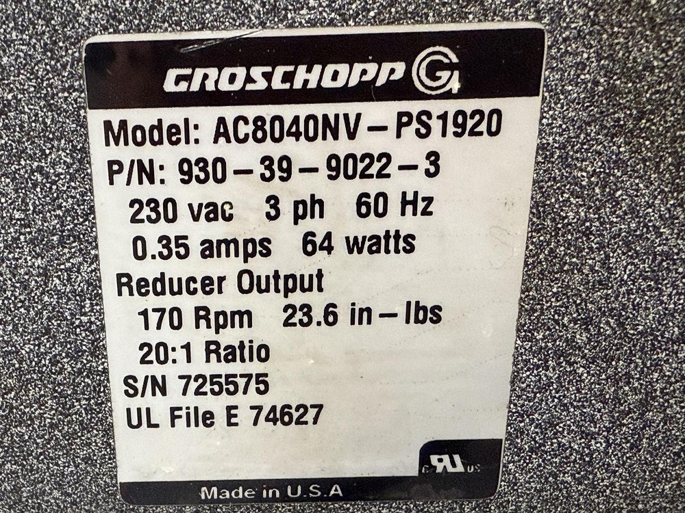 Plasticolor 2000 Additive Feeder Used #145803