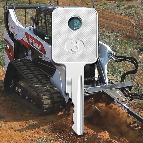 6693241 Ignition Key,10 Pack D250 Bobcat Keys Heavy Equipment Key WL-D250-1