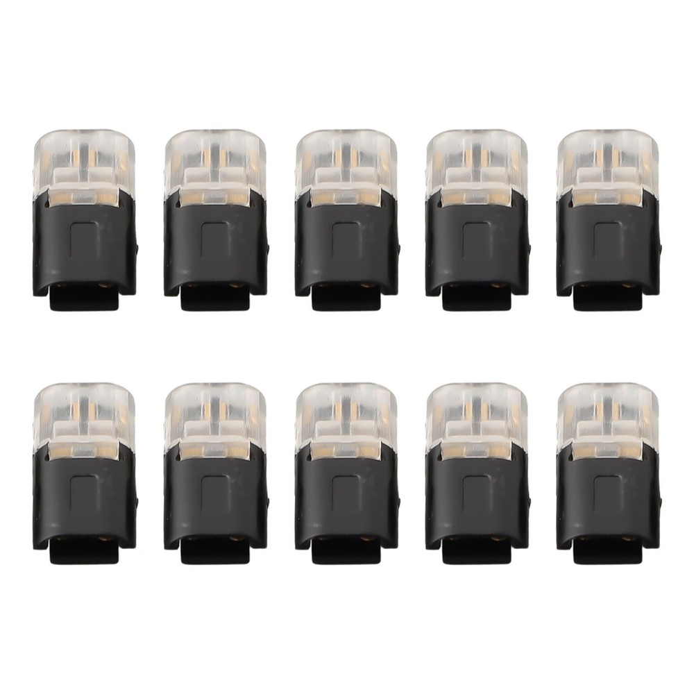 Secure Plug-In Connector Terminal Connection 10pcs Double-wire Reusable
