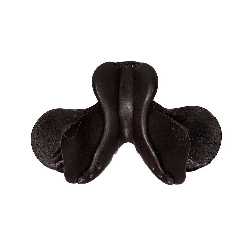 Meredith Double Leather Jump Saddle 16.5"