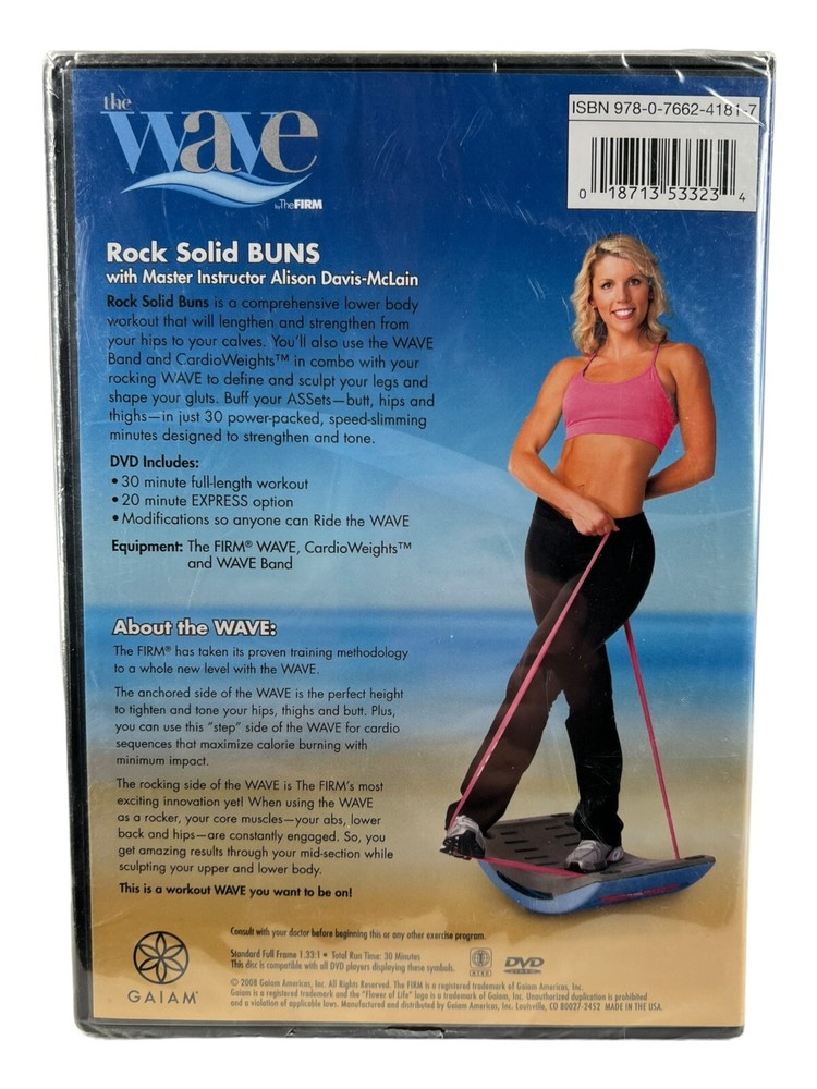 Exercise CD ONLY for Rock Solid Buns called The Wave by The Firm