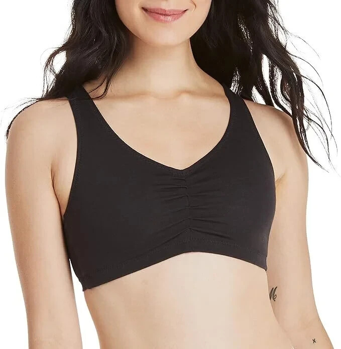 Hanes H570 Hanes Womens Cozy Seamless 2-Pack Wirefree Bra NEW!