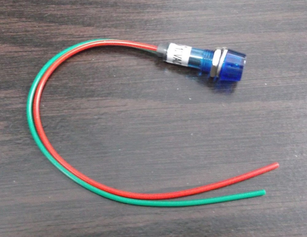 BBT 12 VDC Waterproof Blue LED Hi Profile Indicator Light