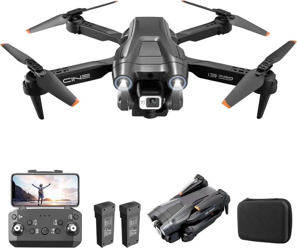 I3 PRO RC Drones with 4K HD FPV Camera Obstacle Avoidance 3D Flips RC Quadcopter