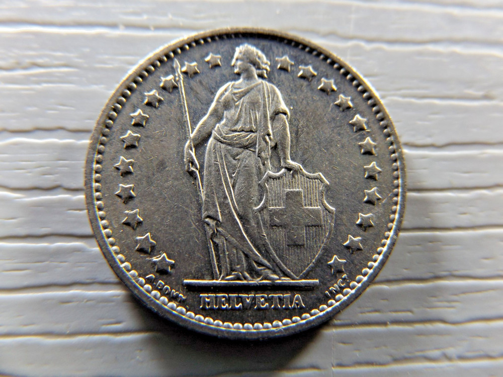 SWITZERLAND 1974 1 Franc