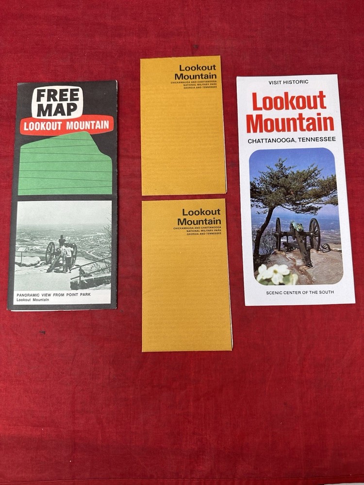 VTG Lookout Mountain 1969 Map Tour Guide Bundle
