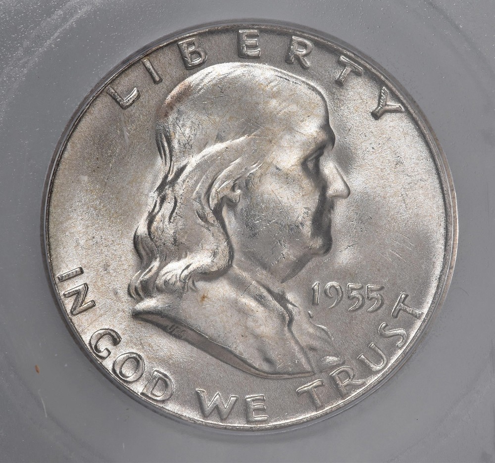 1955 Franklin Half Dollar Bugs Bunny MS65 ICG