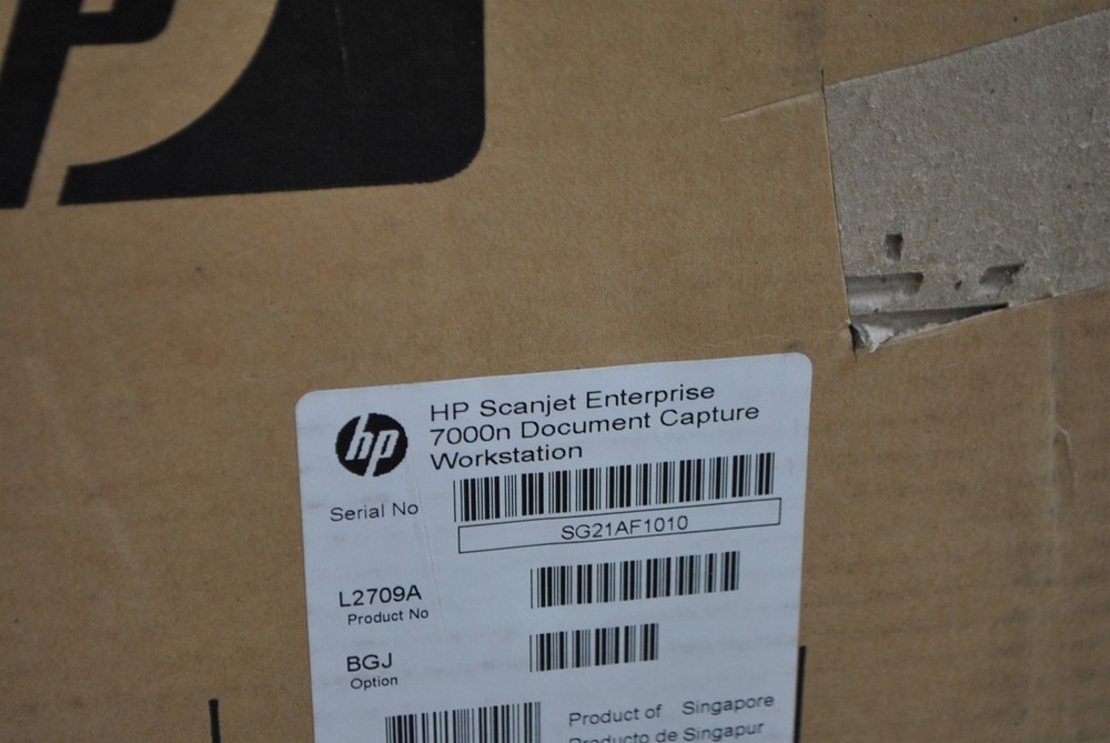 New HP Scanjet Enterprise 7000N Document Capture Workstation Open Box